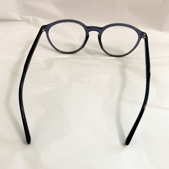 Prada VPR13t  smokey blue round eyeglasses - Picture 4 of 8